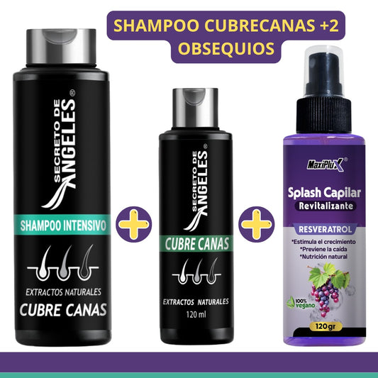 Tratamiento cubre canas + 2 Regalos